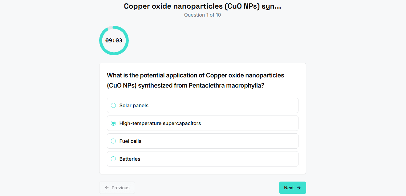 Generate Custom Quizzes